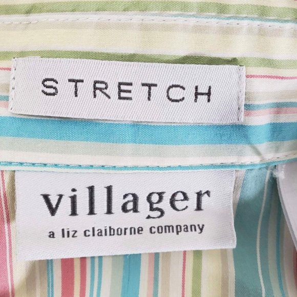 Liz Claiborne Villager Woman's Sz 12 Top button up - Picture 5 of 8